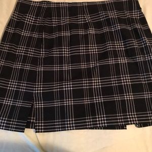 Woman plus size mini skirt